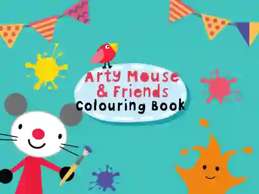 Arty Mouse & Friends Coloring Book — безплатна онлайн игра