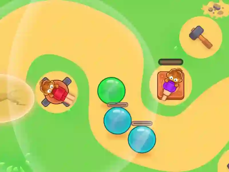 Monkey Bubble Defense — безплатна онлайн игра