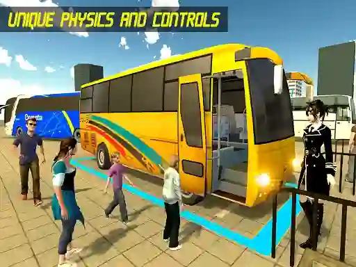 Modern Bus Parking Advance Bus — безплатна онлайн игра