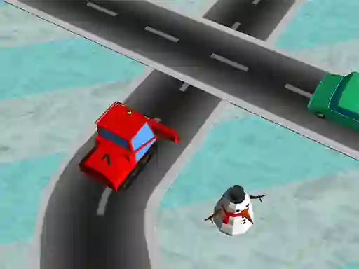 Traffic Run Christmas — безплатна онлайн игра
