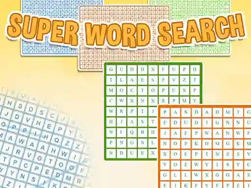 Super Word Search — безплатна онлайн игра
