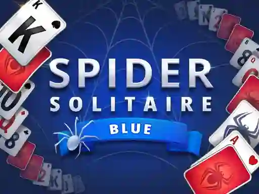 Spider Solitaire Blue — безплатна онлайн игра