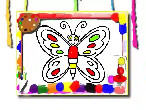 Butterfly Coloring Book — безплатна онлайн игра