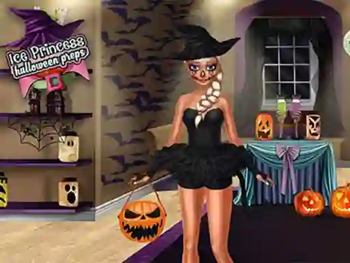 Ice Queen Halloween Party — безплатна онлайн игра