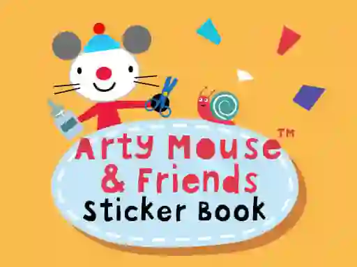 Arty Mouse & Friends Sticker Book — безплатна онлайн игра