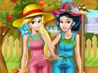 Princesses Working In the Garden — безплатна онлайн игра