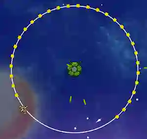 Orbit Avoider — безплатна онлайн игра