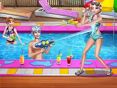 Sisters Pool Party — безплатна онлайн игра