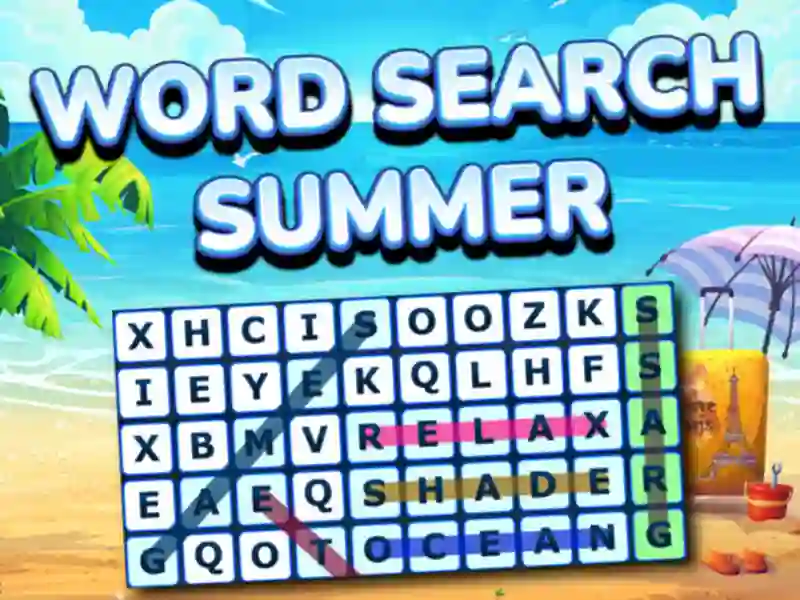Word Search Summer — безплатна онлайн игра