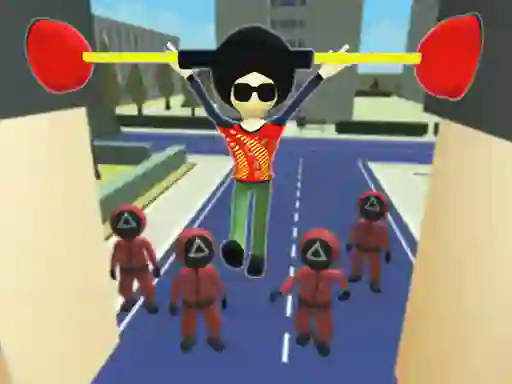 Squid Fall Guy — безплатна онлайн игра