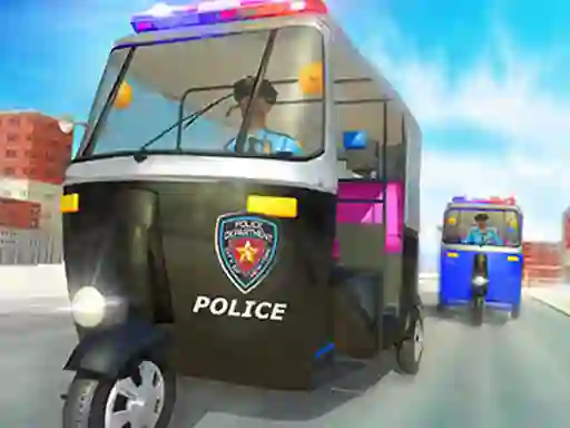 Police Auto Rickshaw 2020 — безплатна онлайн игра