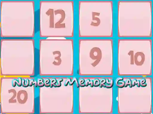 Memory Game With Numbers — безплатна онлайн игра