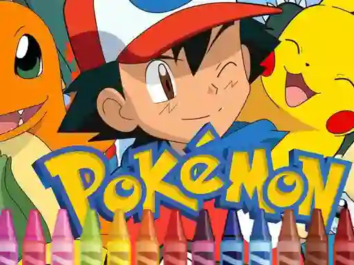 Pokemon Coloring — безплатна онлайн игра