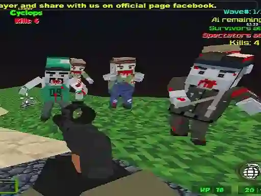 Blocky Combat SWAT Zombie Survival — безплатна онлайн игра