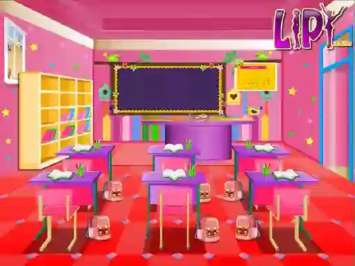 Kids Cassroom Decoration — безплатна онлайн игра