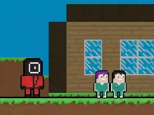Squid Escape But Blockworld — безплатна онлайн игра