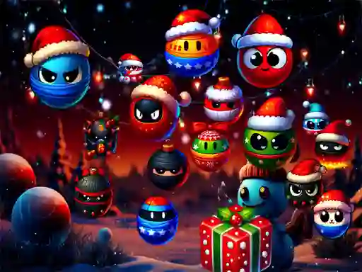 Christmas Rush : Red and Friend Balls — безплатна онлайн игра