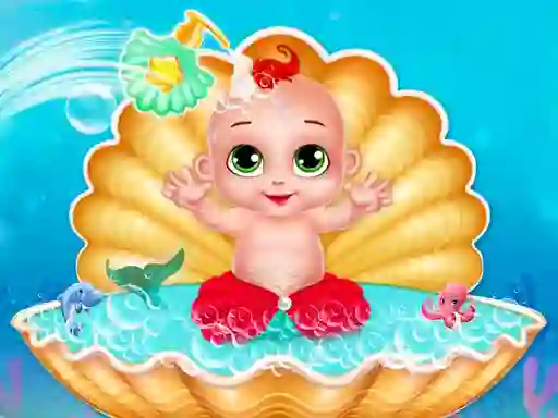 Mermaid Baby Care — безплатна онлайн игра