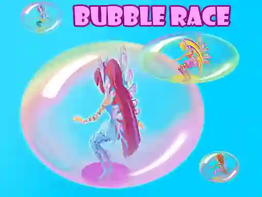 Winx Bubble Race — безплатна онлайн игра