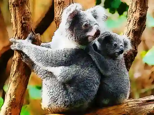 Cute Baby Koala Bear — безплатна онлайн игра