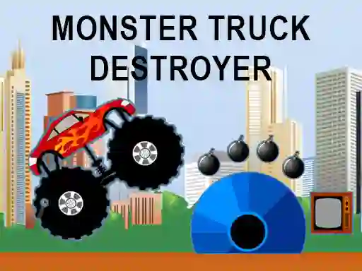 Monster truck destroyer — безплатна онлайн игра