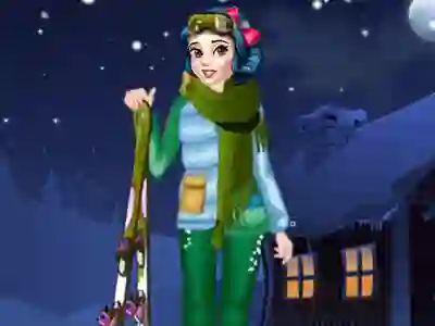 Princess Winter Skiing — безплатна онлайн игра