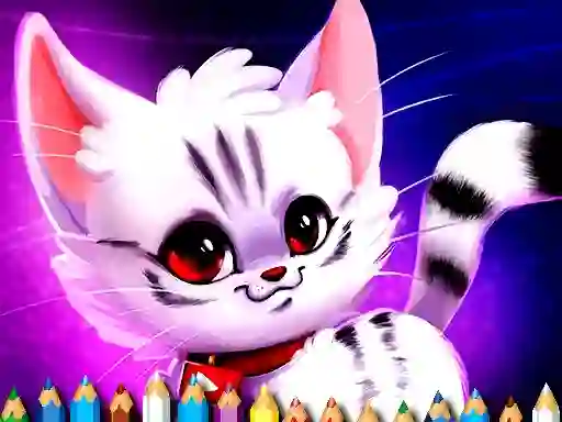 Cute Kitty Coloring — безплатна онлайн игра