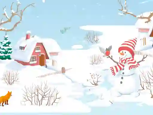 Snowman Slide — безплатна онлайн игра