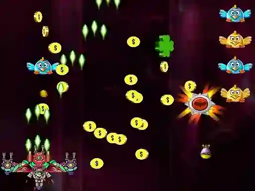Space Attack Chicken Invaders — безплатна онлайн игра