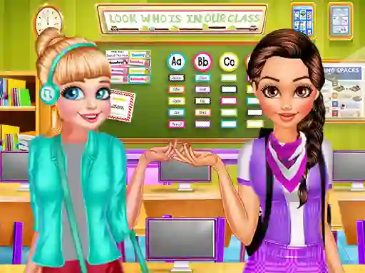  Modern Girls Collage Day — безплатна онлайн игра