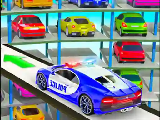 Police Multi Level Car Parking — безплатна онлайн игра