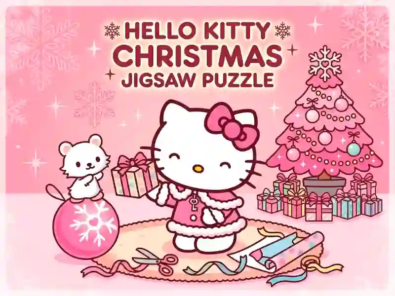 Hello Kitty Christmas Jigsaw Puzzle — безплатна онлайн игра