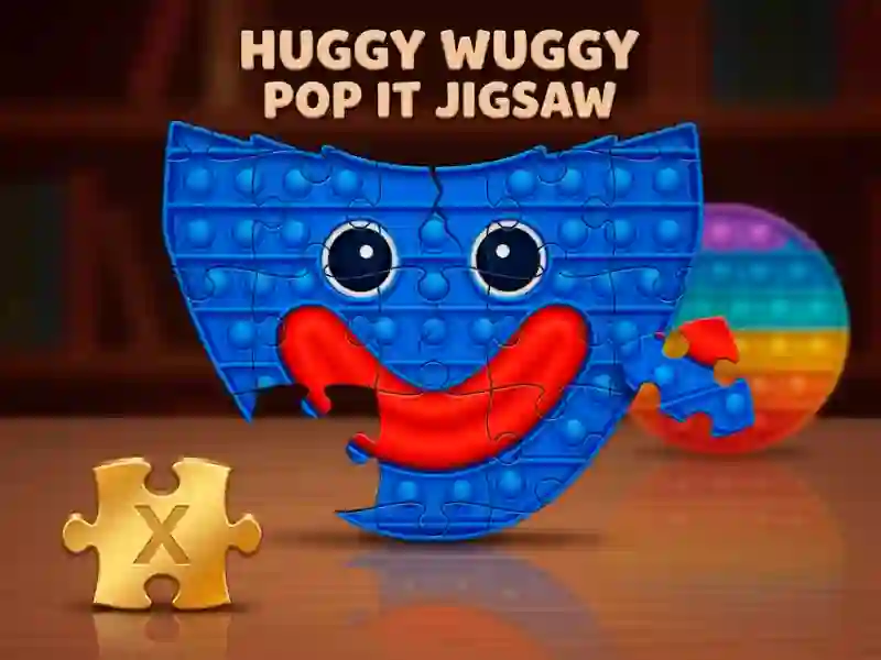 Huggy Wuggy Pop It Jigsaw — безплатна онлайн игра