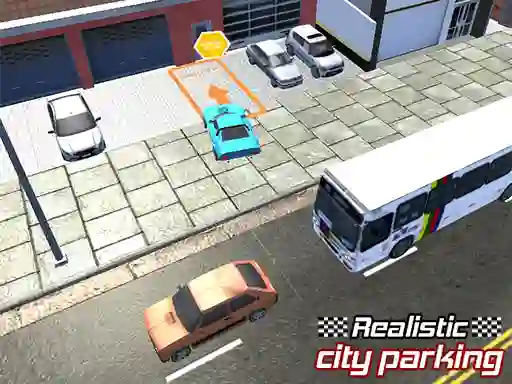 Realistic City Parking — безплатна онлайн игра