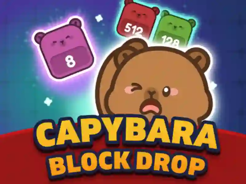 Capybara Block Drop — безплатна онлайн игра