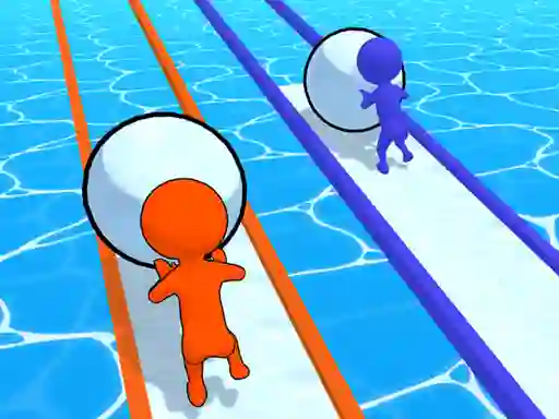 Snowball Racing — безплатна онлайн игра