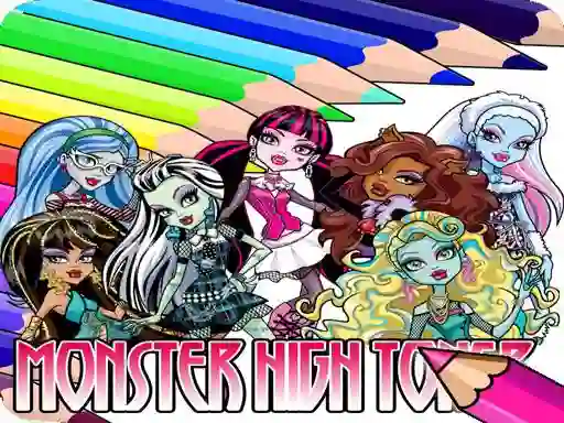 Coloring Book for Monster High — безплатна онлайн игра
