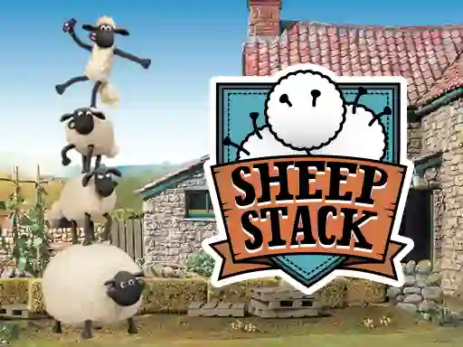 Shaun The Sheep Sheep Stack — безплатна онлайн игра