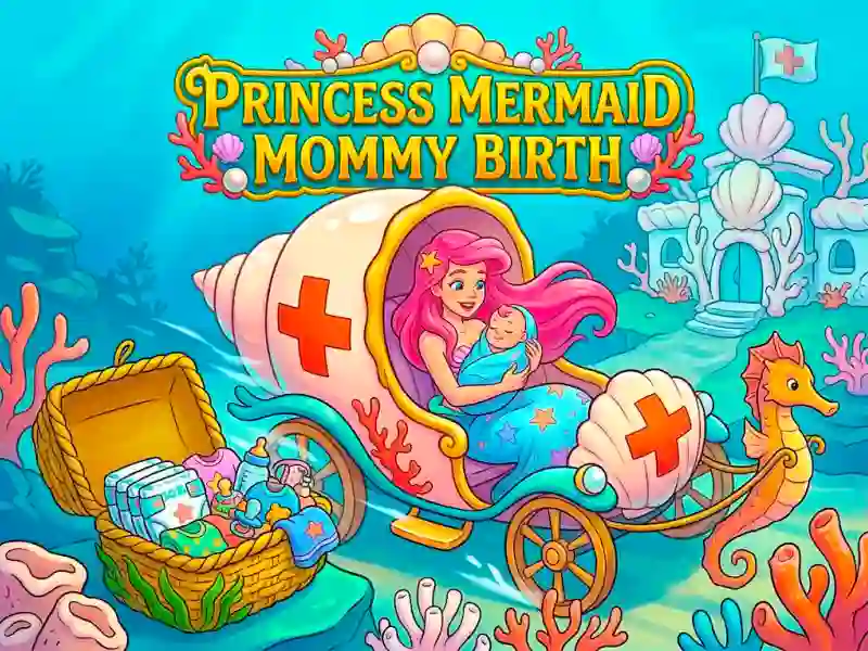 Princess Mermaid Mommy Birth — безплатна онлайн игра