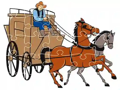 Wagons Jigsaw — безплатна онлайн игра