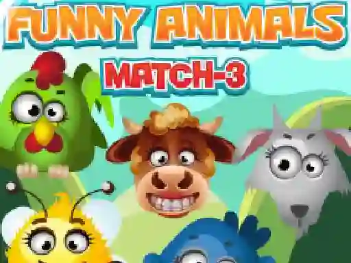 Funny Animals Match 3 — безплатна онлайн игра