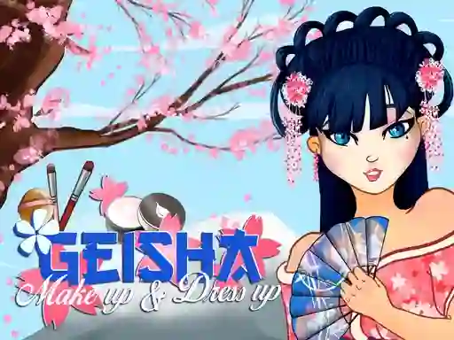 Geisha make up and dress up — безплатна онлайн игра