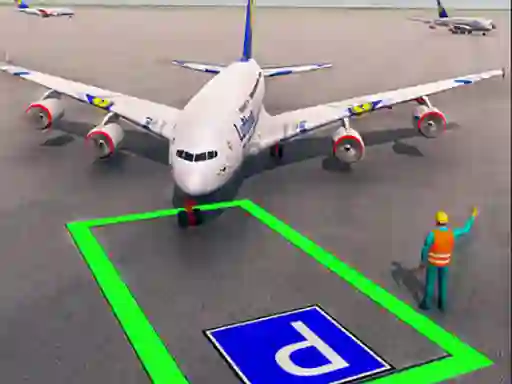 Air Plane Parking 3d — безплатна онлайн игра