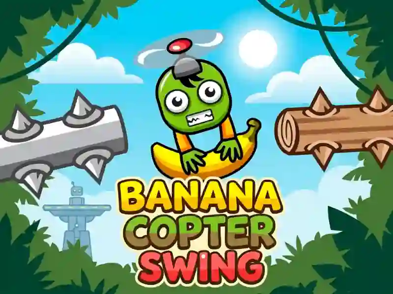 Banana Copter Swing — безплатна онлайн игра