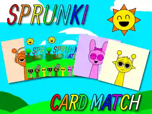 Sprunki Memory Card Match — безплатна онлайн игра