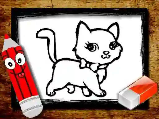 Back to School: Animals Coloring Book — безплатна онлайн игра