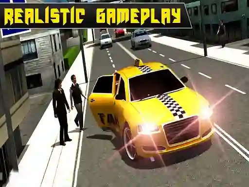 Crazy Taxi Car Simulation — безплатна онлайн игра