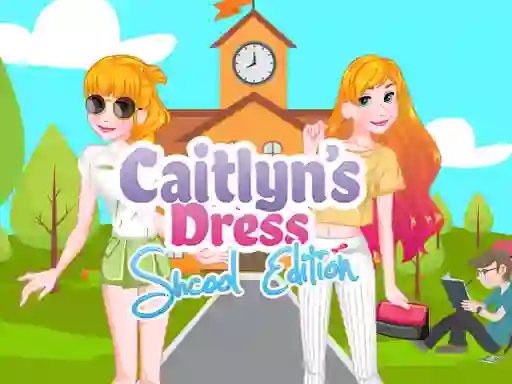 Caitlyn's Dress School Edition — безплатна онлайн игра