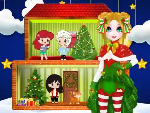 Christmas Puppet Princess House — безплатна онлайн игра