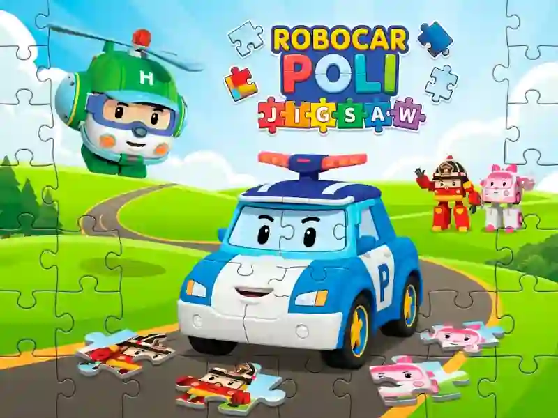 Robocar Poli Jigsaw — безплатна онлайн игра